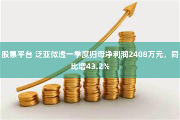 股票平台 泛亚微透一季度归母净利润2408万元，同比增43.2%