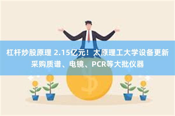 杠杆炒股原理 2.15亿元！太原理工大学设备更新采购质谱、电镜、PCR等大批仪器