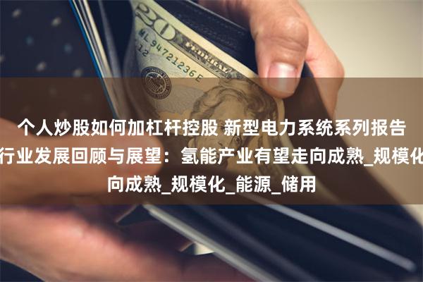 个人炒股如何加杠杆控股 新型电力系统系列报告之二：氢能行业发展回顾与展望：氢能产业有望走向成熟_规模化_能源_储用