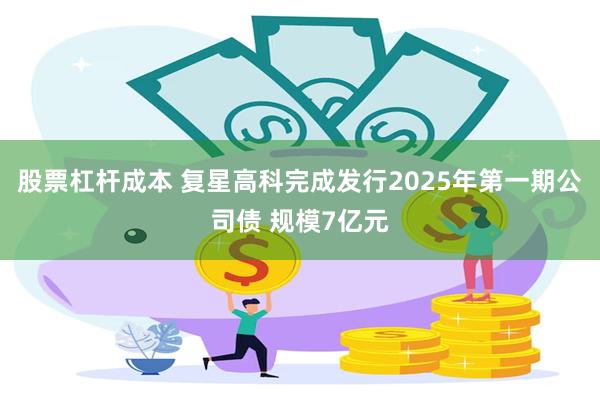 股票杠杆成本 复星高科完成发行2025年第一期公司债 规模7亿元
