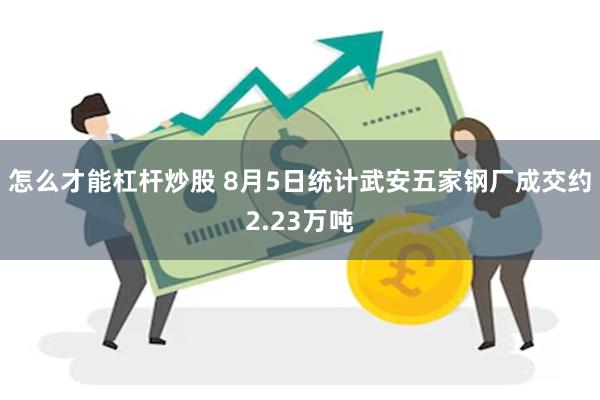 怎么才能杠杆炒股 8月5日统计武安五家钢厂成交约2.23万吨