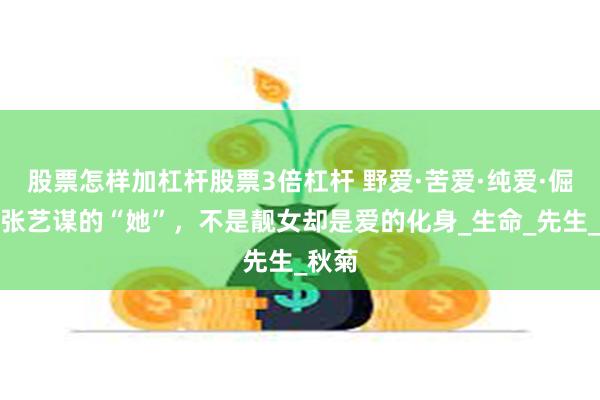 股票怎样加杠杆股票3倍杠杆 野爱·苦爱·纯爱·倔爱：张艺谋的“她”，不是靓女却是爱的化身_生命_先生_秋菊