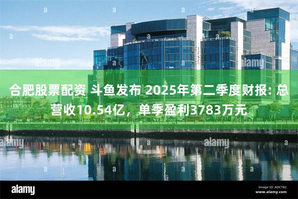 合肥股票配资 斗鱼发布 2025年第二季度财报: 总营收10.54亿，单季盈利3783万元